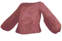 Pink Puffy-Sleeved Blouse