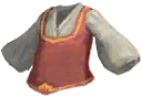 Red Soft-bodice Blouse
