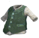 Silk Waistcoat for a Party - Rolled