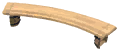 Curved Barrel Bench