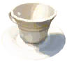 Empty Green Tea Cup