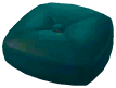 Oddly-blue Pillow