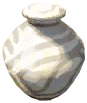 Oddly Patterned Small Jar