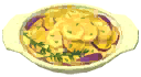 Lovely Tater Slices with Eggplant