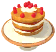 Raspberry Hazelnut Sponge