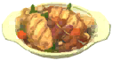 Roast Chicken Stuffed with a Medley