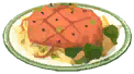 Succulent Pork Slices on Parsnip